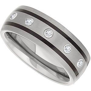 Dura Tungsten&reg; Diamond Dome Band