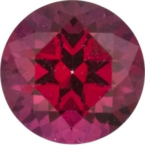 Round SWAROVSKI GEMS™ Genuine Blazing Red Topaz