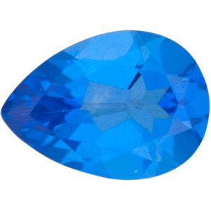 Pear Genuine Glacier Blue  Topaz