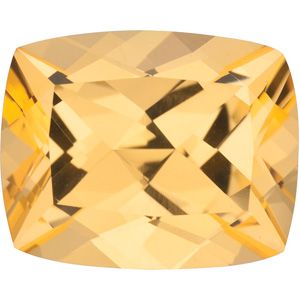 Antique Cushion Genuine Honey Topaz