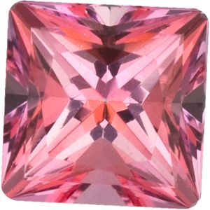 Square SWAROVSKI GEMS™ Genuine Pink Topaz
