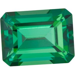 Emerald/Octagon Genuine Rainforest Topaz