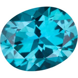 Oval Genuine Teal  Topaz