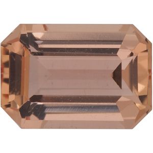 Emerald/Octagon Genuine Imperial Precious Topaz