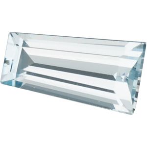 Tapered Baguette Genuine Sky Blue Topaz