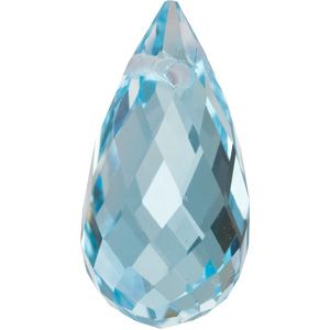 Briolette Genuine Sky Blue Topaz