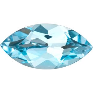 Marquise Genuine Sky Blue Topaz