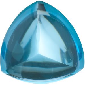 Trillion Genuine Cabochon Swiss Blue Topaz