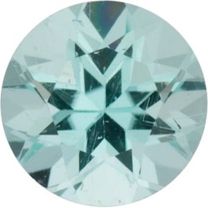 Genuine Tourmaline - Round Faceted Mozambique; A Quality; BLUE (PARAIBA)