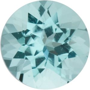 Round Genuine Blue Paraiba Tourmaline