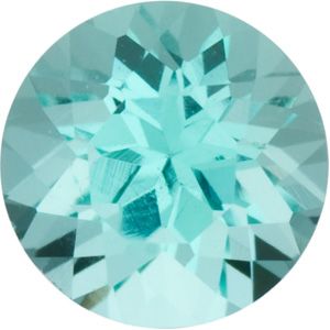 Genuine Tourmaline - Round Faceted Mozambique; AAA Quality; Blue (paraiba)
