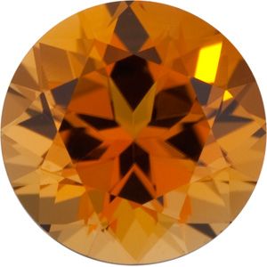 Round Genuine Golden Tourmaline