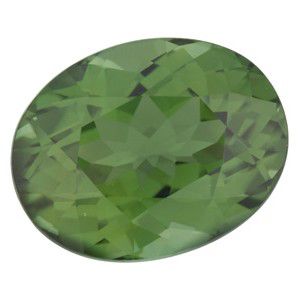 Oval Genuine Green Tourmaline