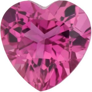 Heart Genuine Pink Tourmaline