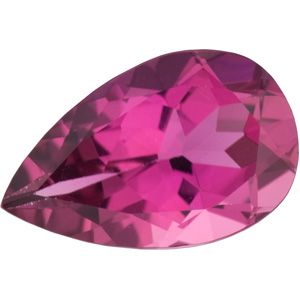 Pear Genuine Pink Tourmaline