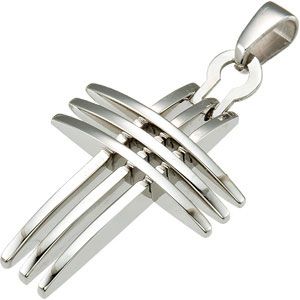 Titanium Cross Pendant