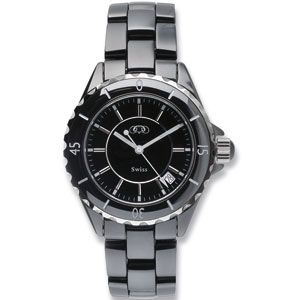 Ladies Black Ceramic Couture™ Watch W1000.