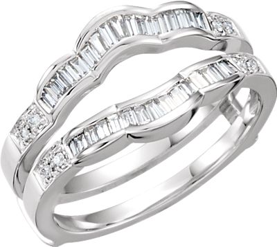 Diamond Ring Guard .5 CTW Side Diamonds Ref 675452