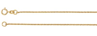 14k dainty twisted rope wheat chain necklace. 16in good