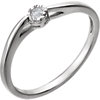 Sterling Silver .04 CTW Diamond Promise Ring Size 7 Ref 650895