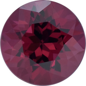 Garnet Round 0.90 carat Reddish Purple Photo