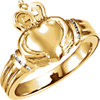 Diamond Claddagh Ring .05 CTW Ref 492509