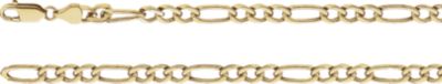 7-inch Figaro Bracelet - 14K Yellow Gold