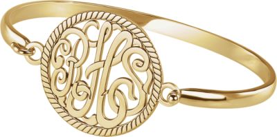 28mm 3 Letter Script Monogram Bangle Bracelet Ref 86005