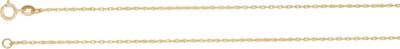 16-inch Rope Chain with Spring Ring - 10K Yellow
