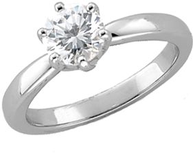 Round Diamond 6 Prong Solstice Solitaire Ring Ref 415247