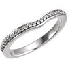 1mm Round Contoured Matching Band for Engagement Ring 121632