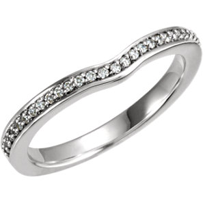 1mm Round Contoured Matching Band for Engagement Ring 121632