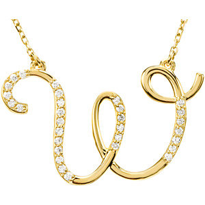Necklace / Chain , Initial Necklace