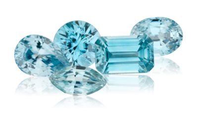 Blue Zircon - December Birthstone Jewelry