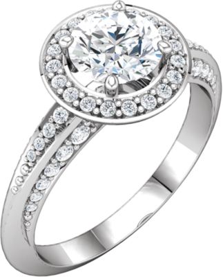 Halo Style Engagement Rings