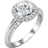 Halo Style Engagement Rings