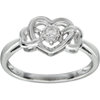 .05 CTW Diamond Heart Ring Ref 650059