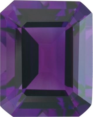 Amethyst Emerald 0.28 carat Purple Photo