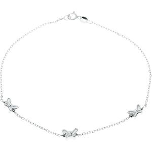 Sterling Silver Butterfly Anklet Ref CH921