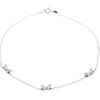 Sterling Silver Butterfly Anklet Ref CH921