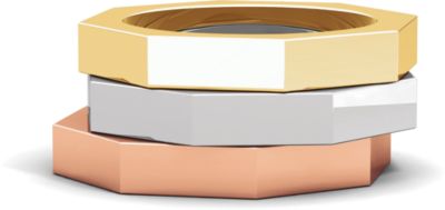 Octagon Wedding Bands