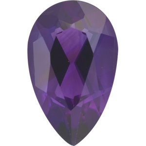 Amethyst Pear 0.37 carat Purple Photo