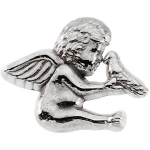 Brooche, Pin , Cherub & Dove Lapel Pin