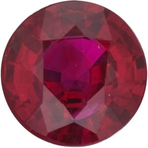 Ruby Round 0.58 carat Red Photo