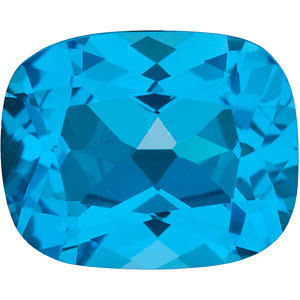 Topaz Cushion 1.70 carat Blue Photo