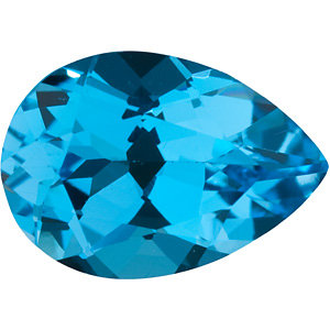 Topaz Pear 0.85 carat Blue Photo