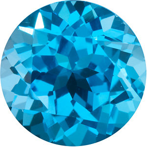 Topaz Round 1.05 carat Blue Photo