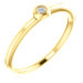 14K Yellow .03 CTW Diamond Stackable Ring
